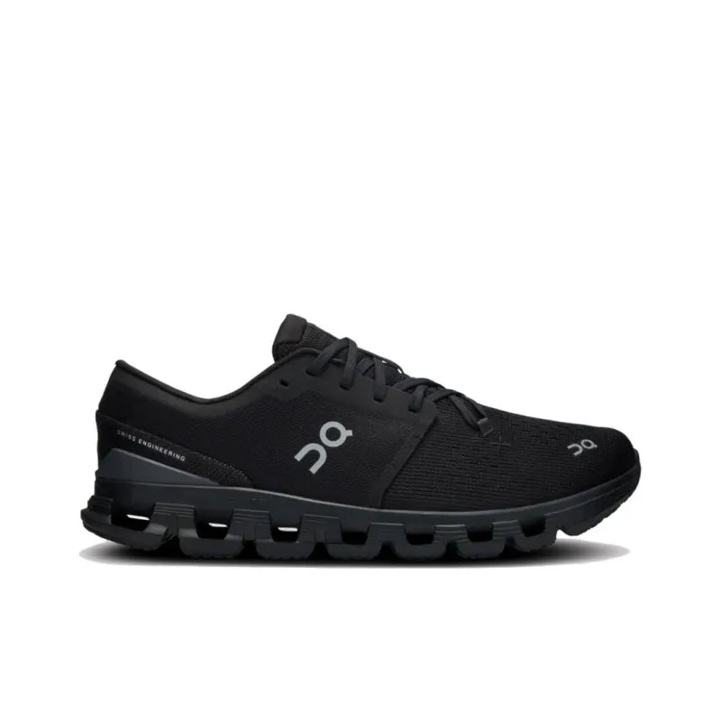 O_n Cloud X4 Anti-Slip, Abrasion-Resistant, Breathable Low-Top Trail Running Training Running Shoe for Men, Black