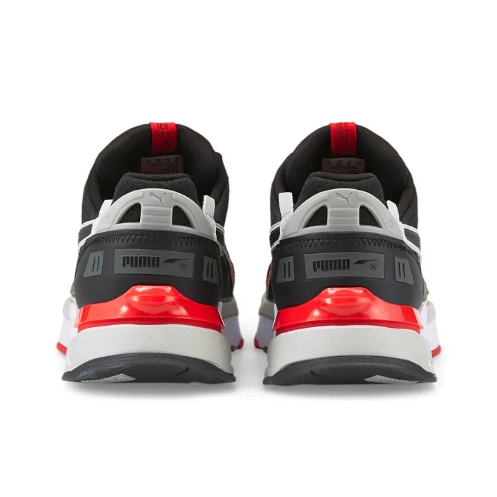 Pu_ma Mirage Sport Tech Fabric Low-Top Casual Shoes Unisex Black/Red