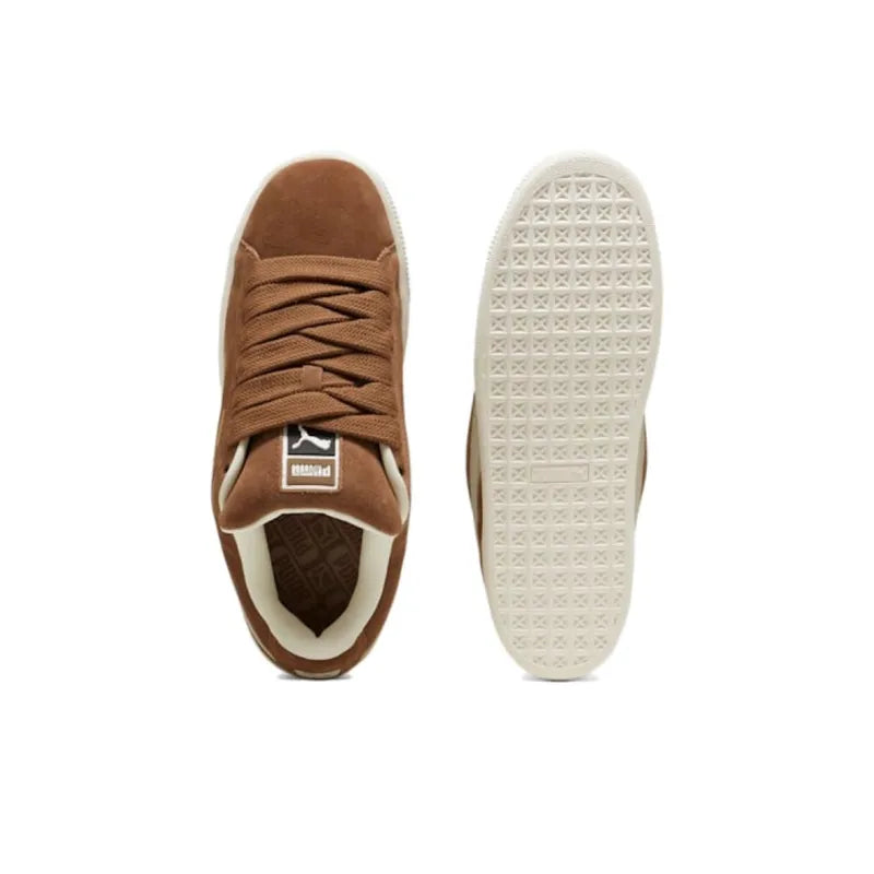 Pu_ma Suede XL Abrasion-Resistant Low-Top Skateboarding Brown
