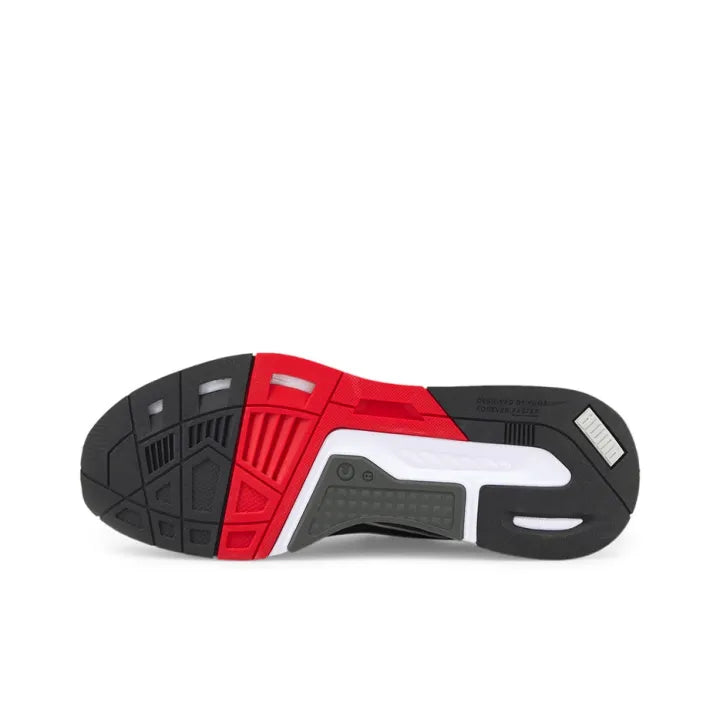 Pu_ma Mirage Sport Tech Fabric Low-Top Casual Shoes Unisex Black/Red