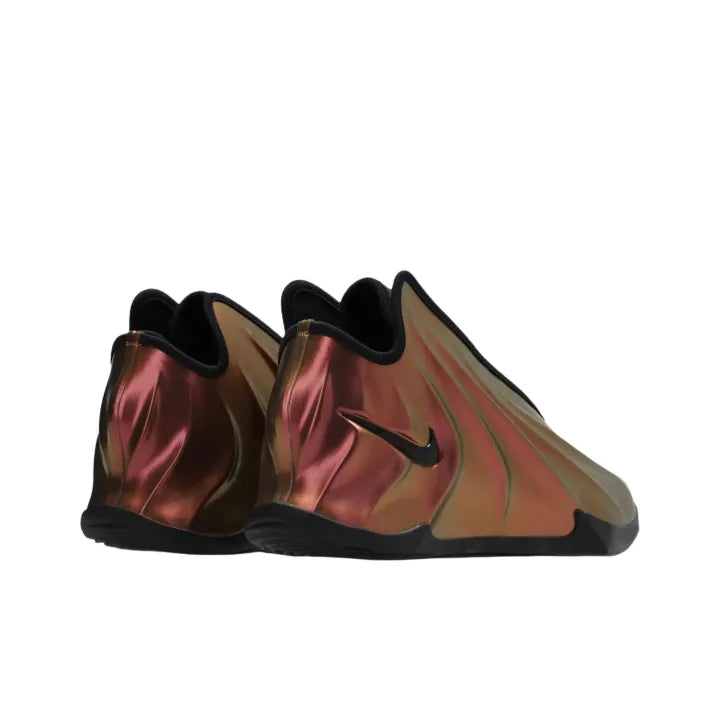 Ni_ke GT Future Basketball Shoes Metallic Bronze / Red