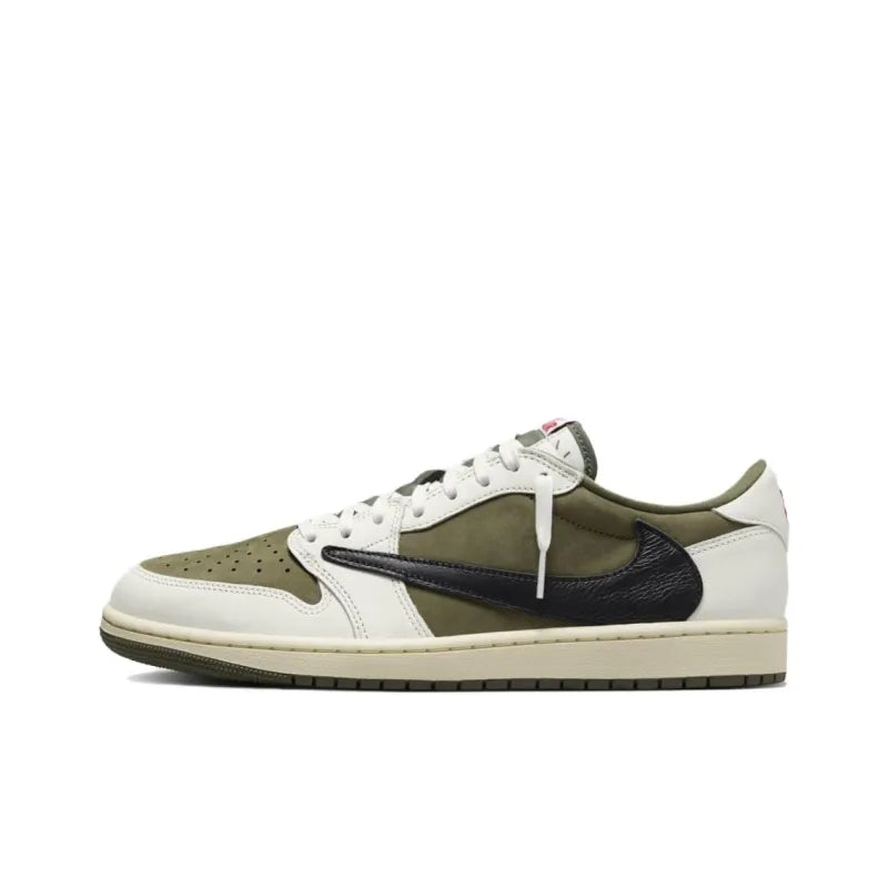 Jord_an 1 x Travis Scott Retro Low Og Sp Reverse Olive