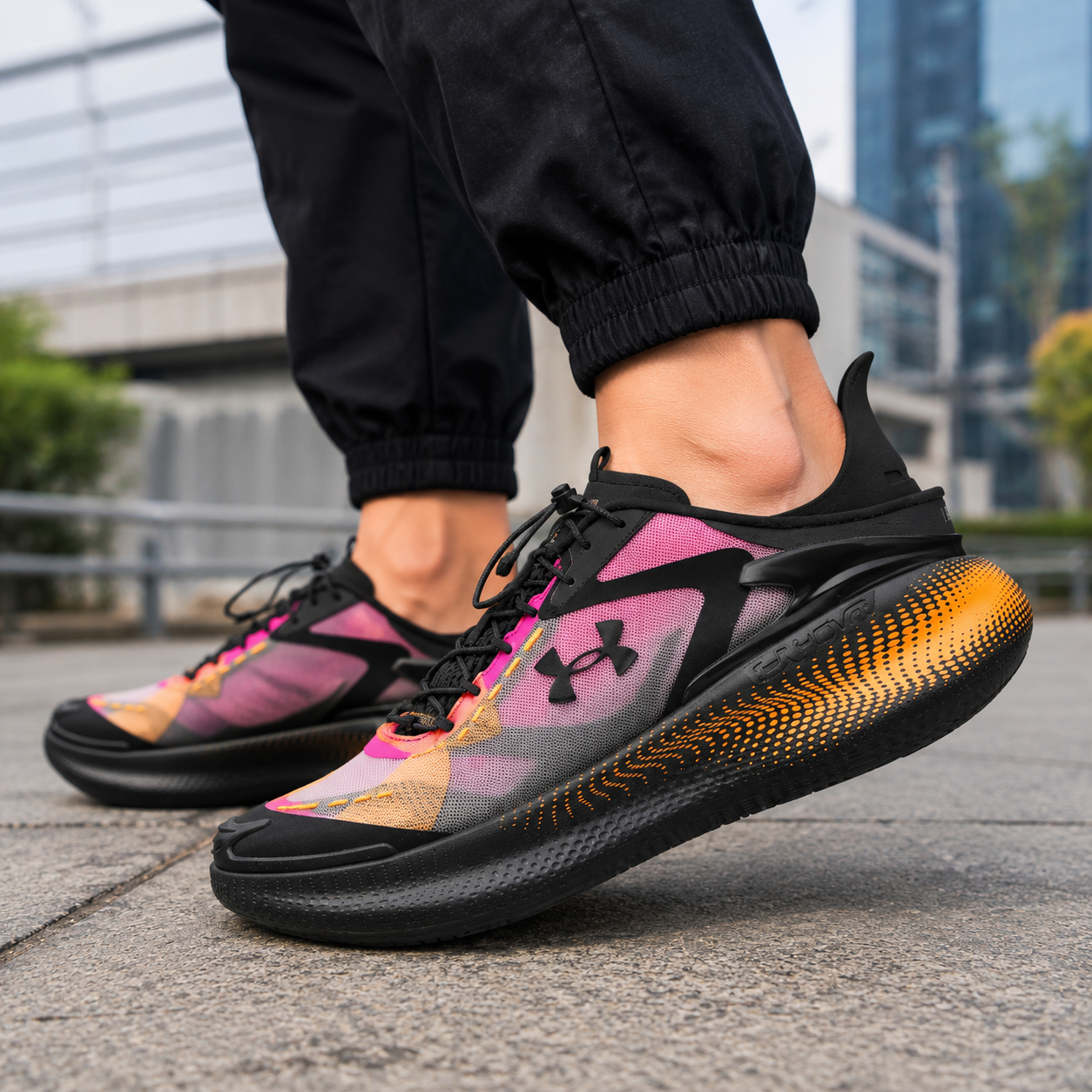 Under @rmour Ua Ecco - Black:Revel Pink