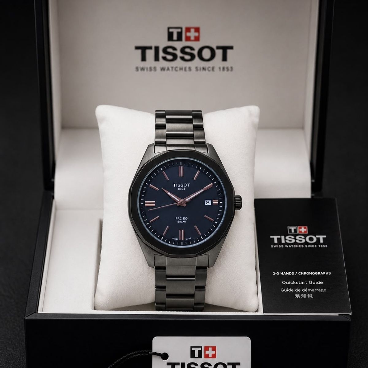 Tis_sot Men's Automatic Blue Dial Stainless Steel Watch