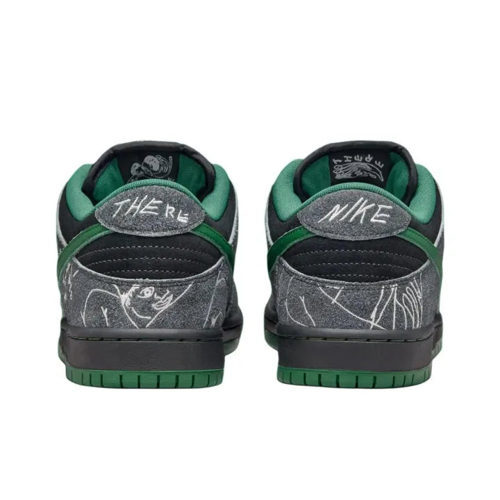 Ni_ke x Dare SB Dunk Low Pro Anthracite and Ribbed Green