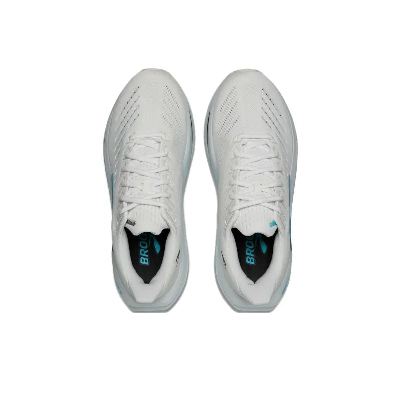 Broo_ks Glycerin Max 2 Comfortable Lightweight Training Running Shoes Men's White Blue