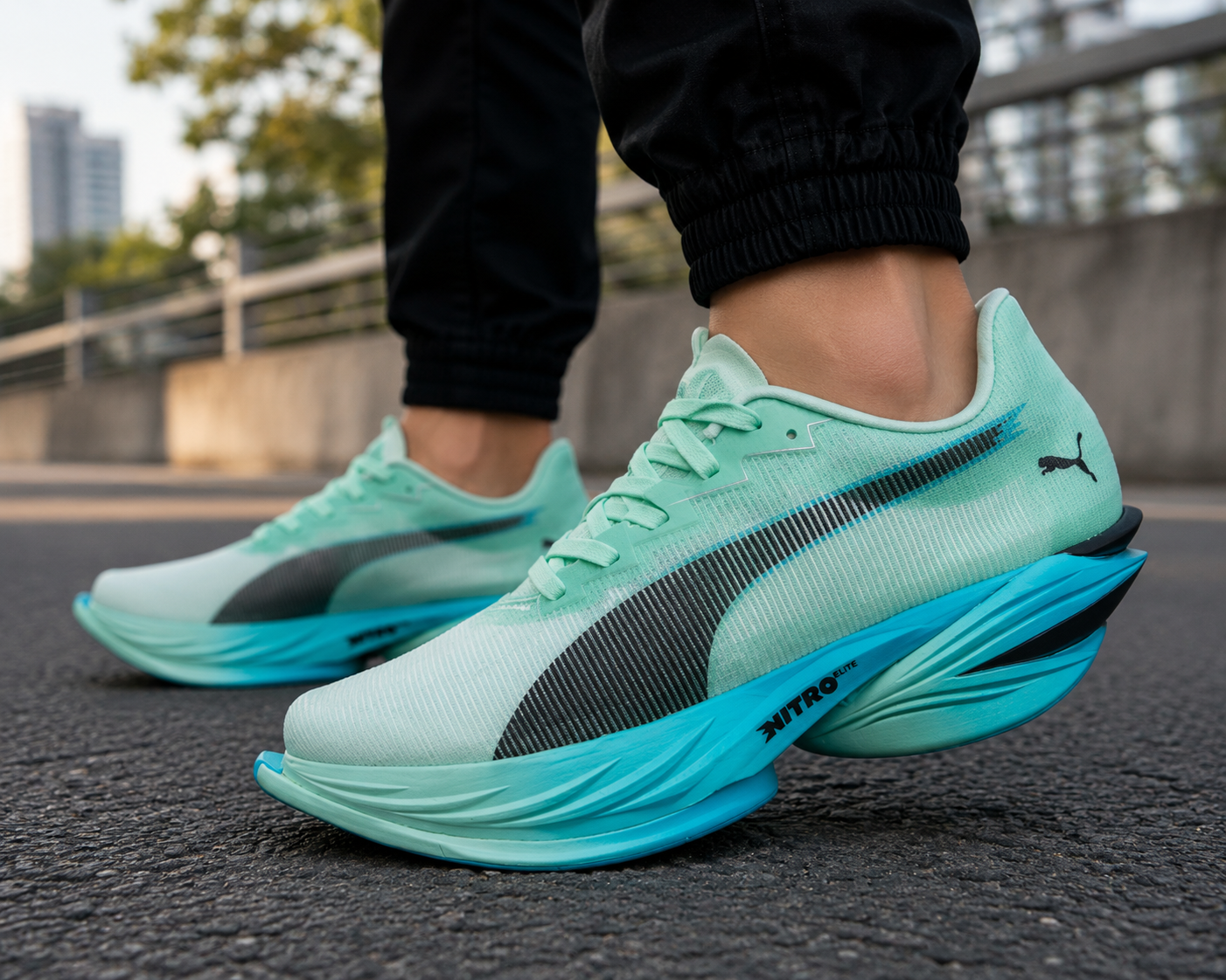 Pu_ma Fast-R Nitro Elite 3 Mint Melt Speed Blue