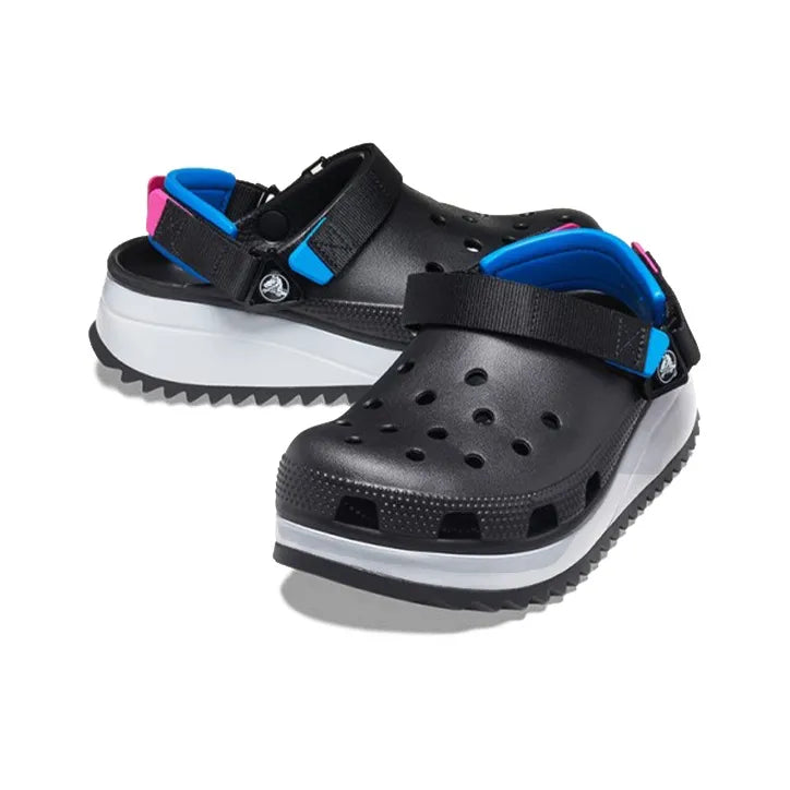 Cr_ocs Classic Hiker Clogs black gray