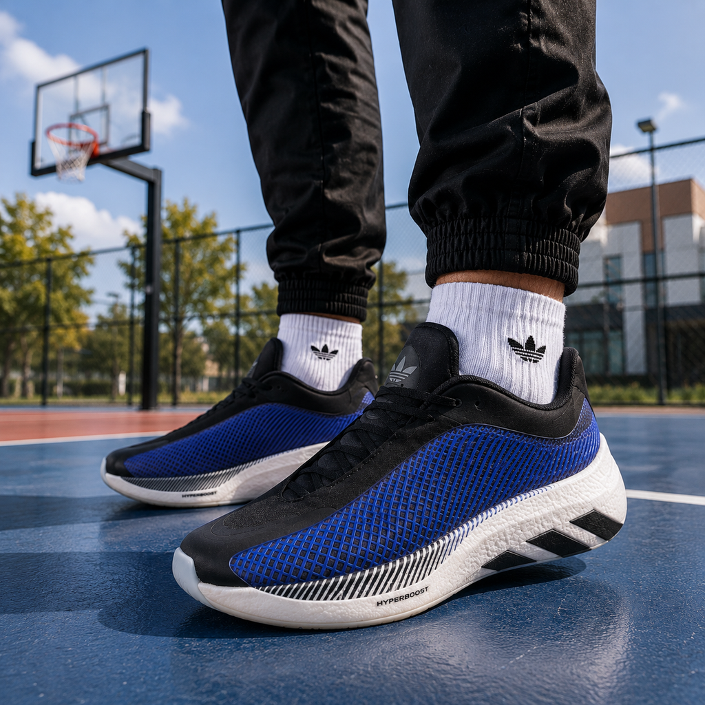 Adi_das Hyperboost EPHR Black Blue Running Shoes