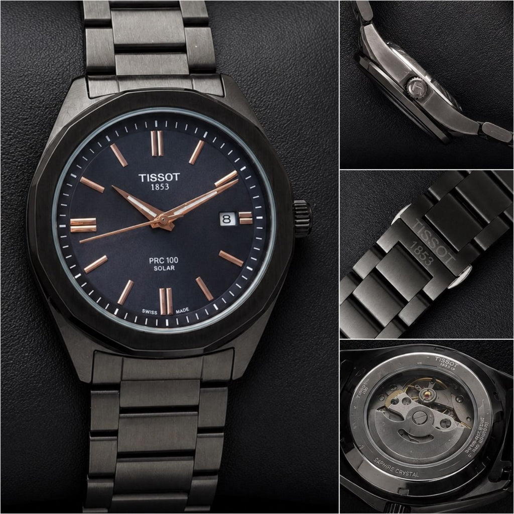Tis_sot Men's Automatic Blue Dial Stainless Steel Watch