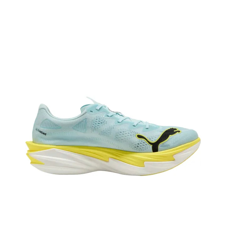 Pu_ma Deviate Nitro Elite 4 Ice Blue Yellow Running Shoes