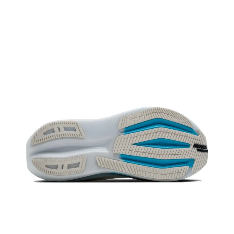 Broo_ks Glycerin Max 2 Comfortable Lightweight Training Running Shoes Men's White Blue