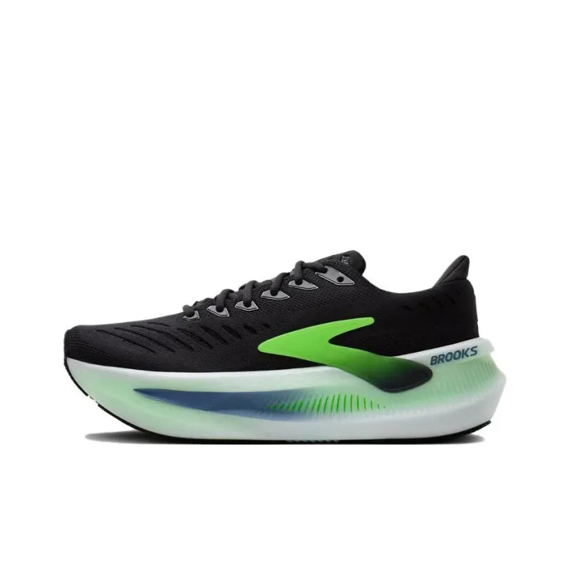 Broo_ks Glycerin Max 2 Soft Comfort Casual Running Shoes Men's Black Green