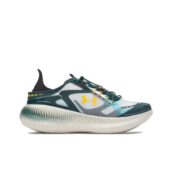 Under_Armour Ecco Breathable Casual Shoes Unisex White Green