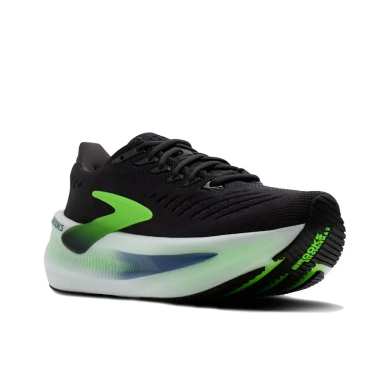 Broo_ks Glycerin Max 2 Soft Comfort Casual Running Shoes Men's Black Green