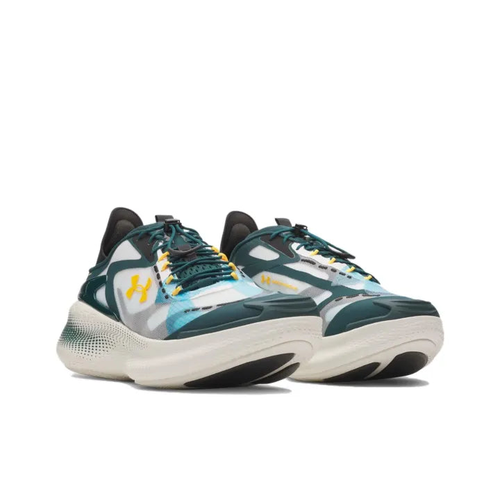 Under_Armour Ecco Breathable Casual Shoes Unisex White Green