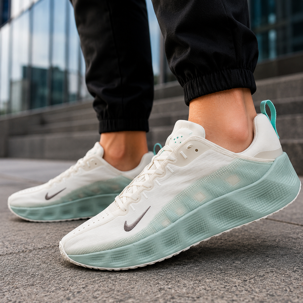 Ni_ke Ava Rover Running Shoes Men's Beige Cyan