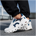 On Cloudmonster White Navy Running Shoes