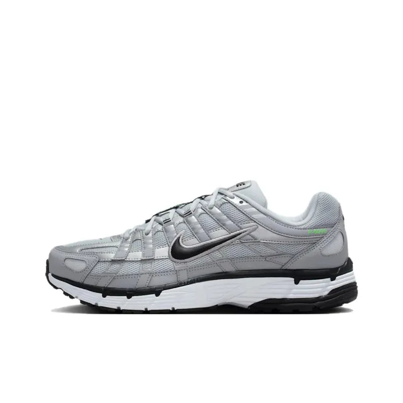 Ni_ke P 6000 Breathable Casual Running Shoes Unisex Grey