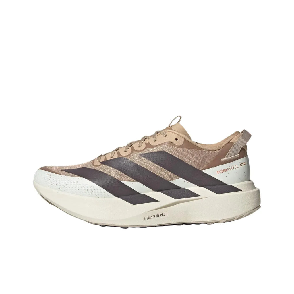 Adi_das Adizero Evo SL Marathon Running Shoes White Umber