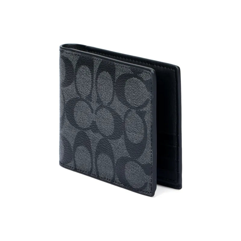 Co_ach Wallet Black & Grey Men