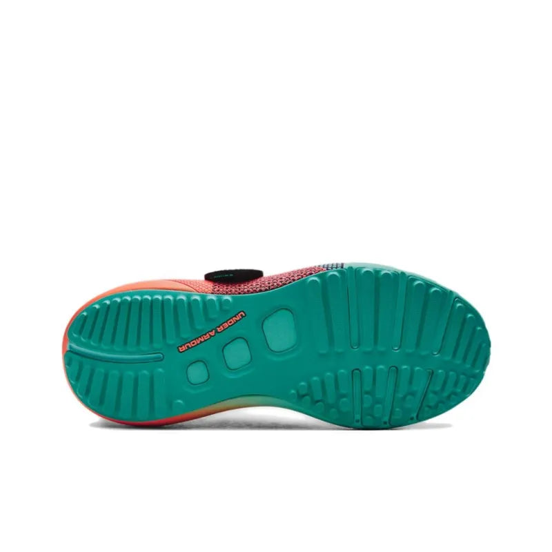 Under_Armour HOVR Phantom 3 Abrasion-Resistant Low-Top Running Shoes Unisex Black Orange Blue