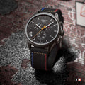 Tis_sot Men's T-Sport Chronograph Black Dial Premium Strap Watch