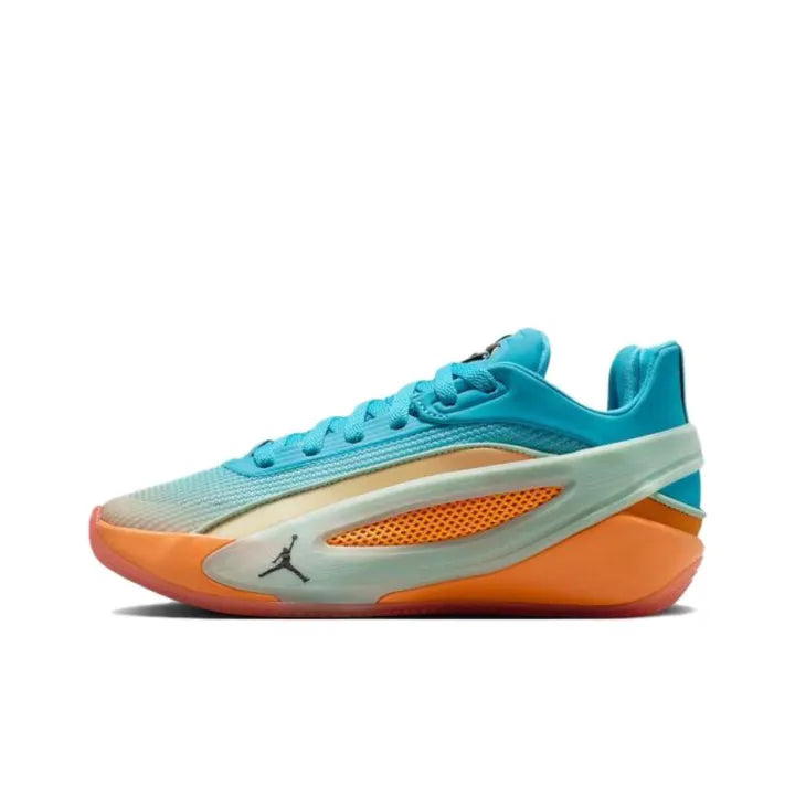 Jor_dan Luka 5 Basketball Low-Top Blue Green Orange Men's