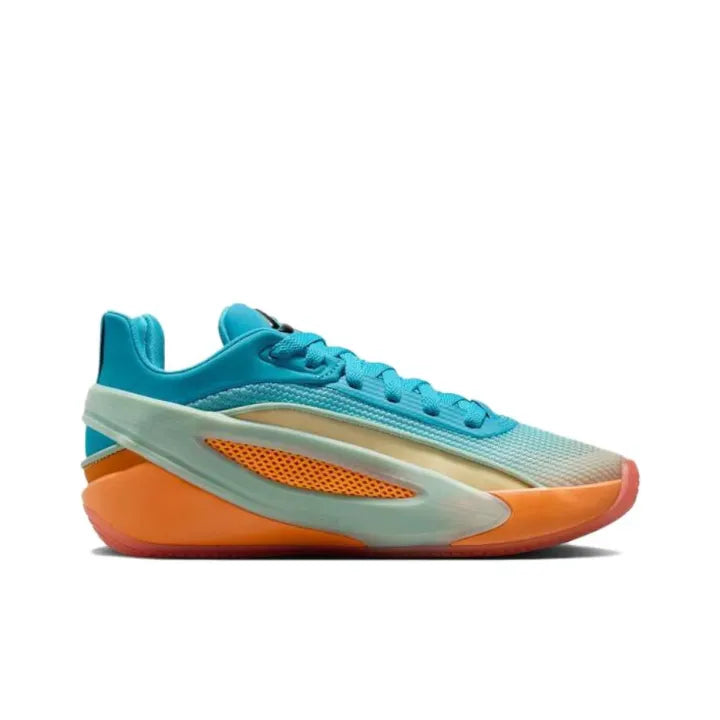 Jor_dan Luka 5 Basketball Low-Top Blue Green Orange Men's
