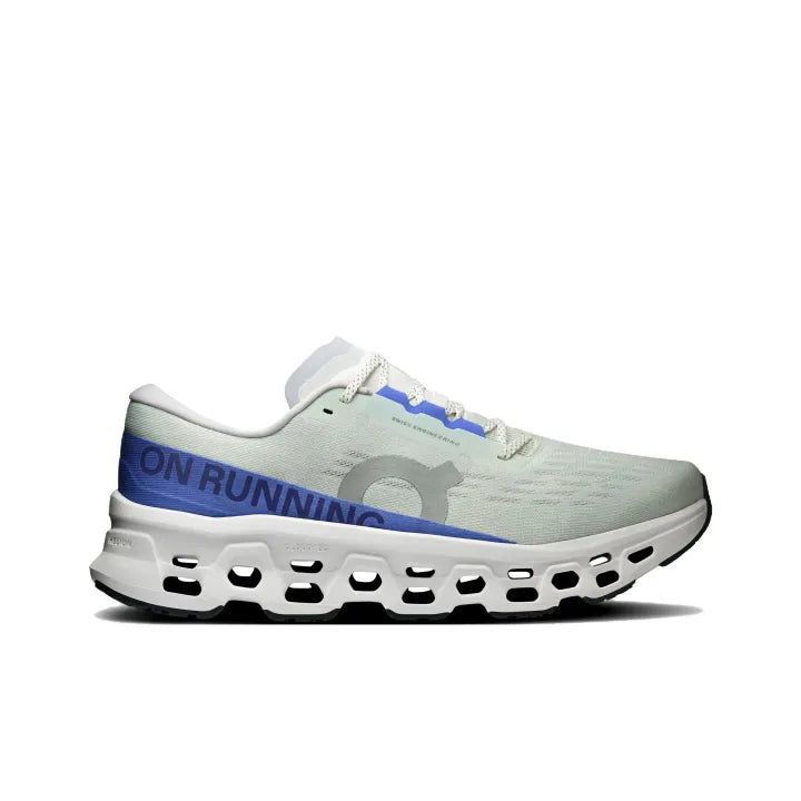On_Cloud Monster 3 White Lavender Running Shoes