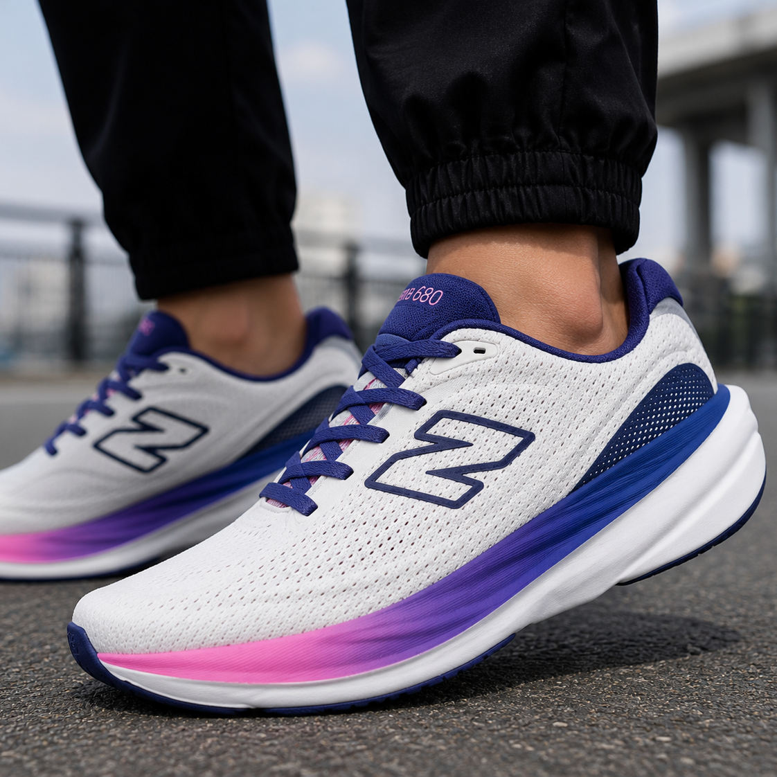 New_Balance Fresh Foam X 1080 v13 White Purple Running Shoes
