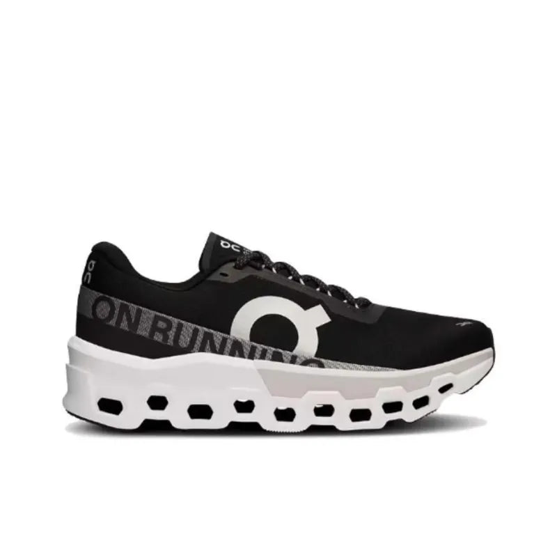 O_n Cloud Monster 2 Anti-Slip Low-Top Running Shoes Men's Black White