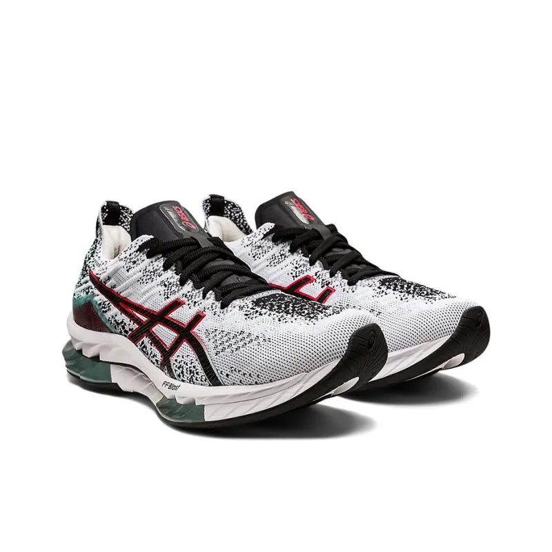 ASICS Gel Kinsei Blast Low-Top Casual Running Shoes for Men in White and Red