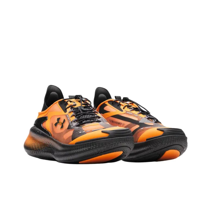 Under_Armour Ecco Breathable Casual Shoes Unisex Orange Black