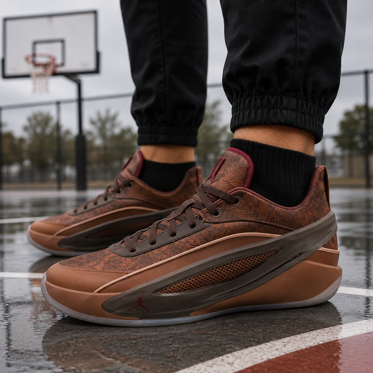 Jor_dan Luka 5 Basketball Shoes Other Brown Men's