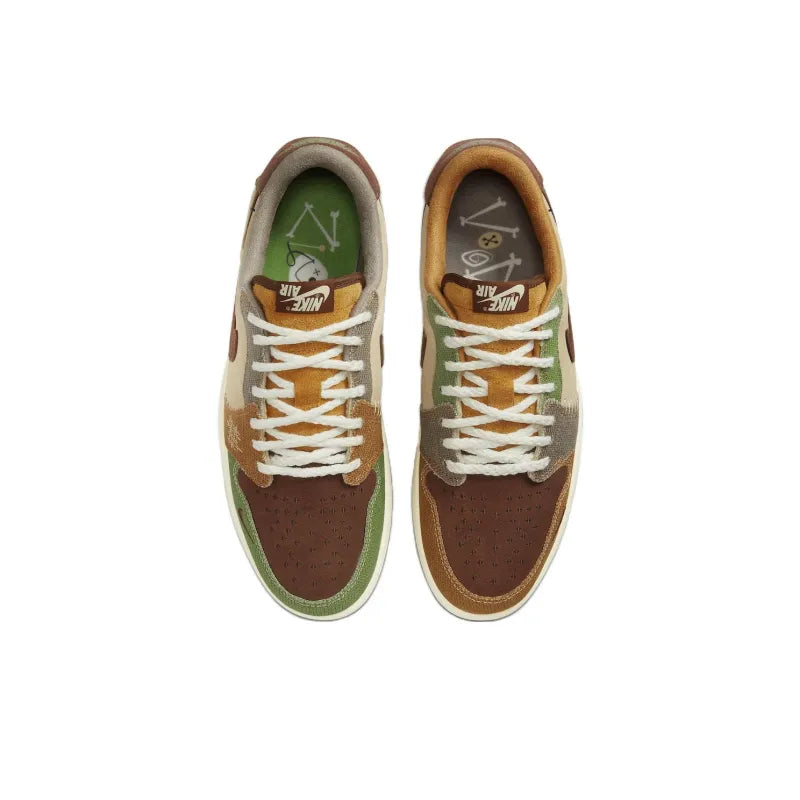 Jord_an 1 x Zion Williamson Retro Low OG Flex and Oil Green