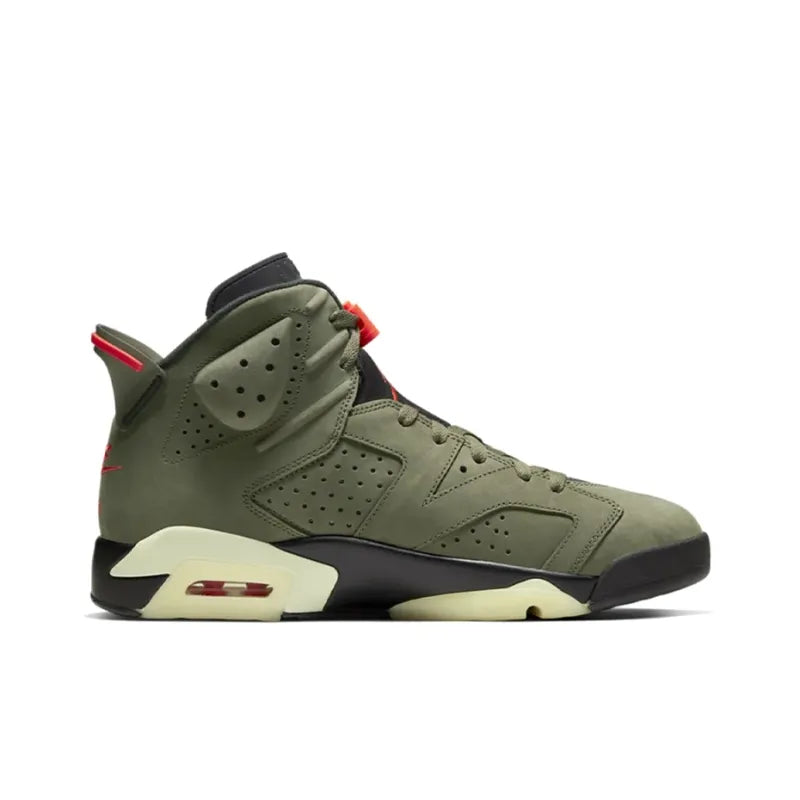 Jor_dan 6 x Travis Scott Retro Olive