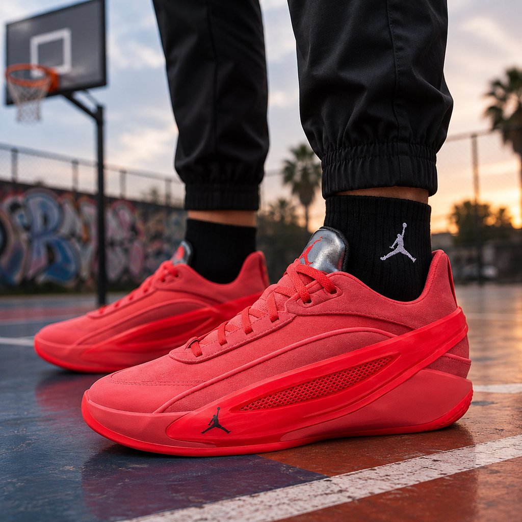 Jor_dan Luka 5 Basketball Shoes Other Bright Red Men's