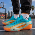 Jor_dan Luka 5 Basketball Low-Top Blue Green Orange Men's