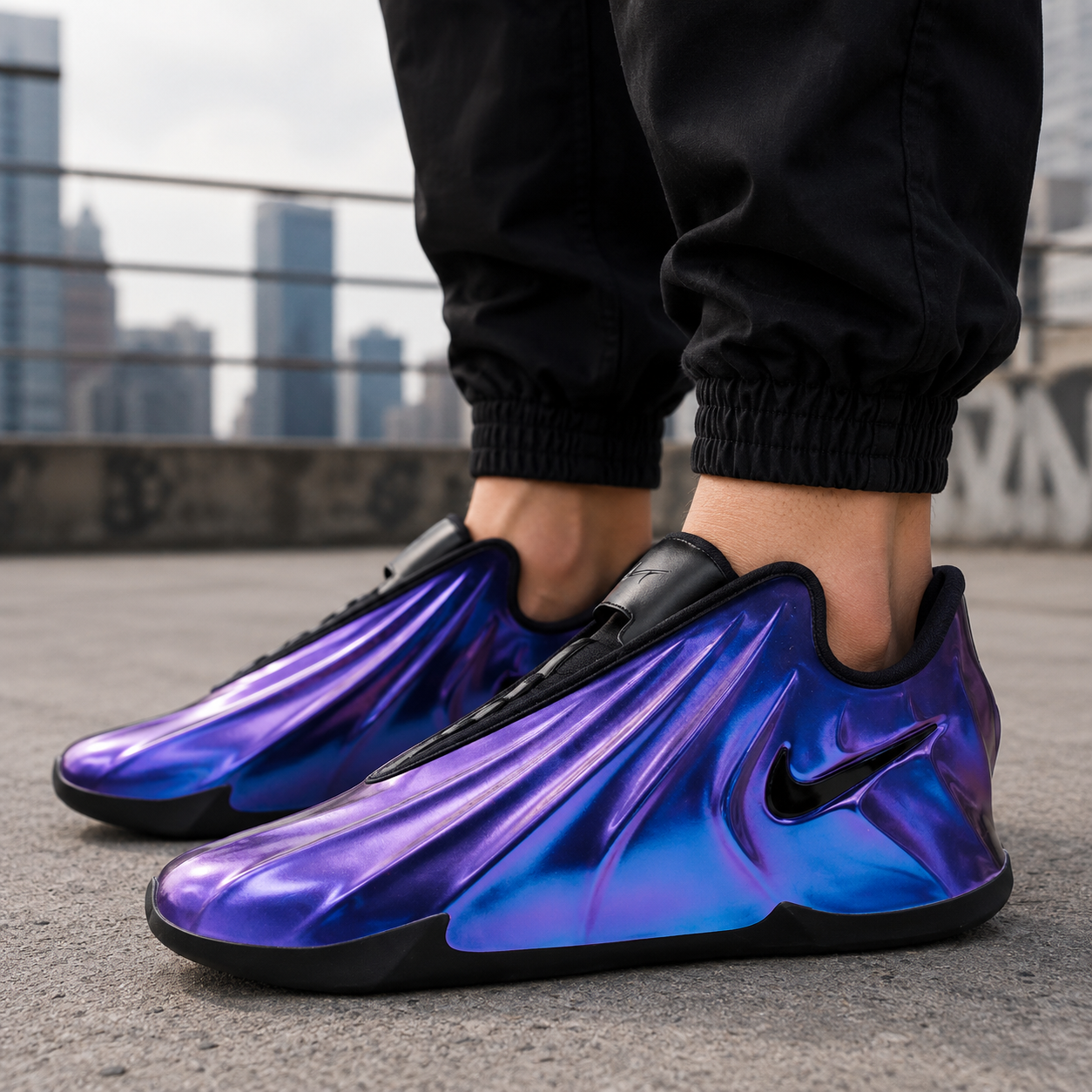 Ni_ke GT Future Basketball Shoes Purple/Blue