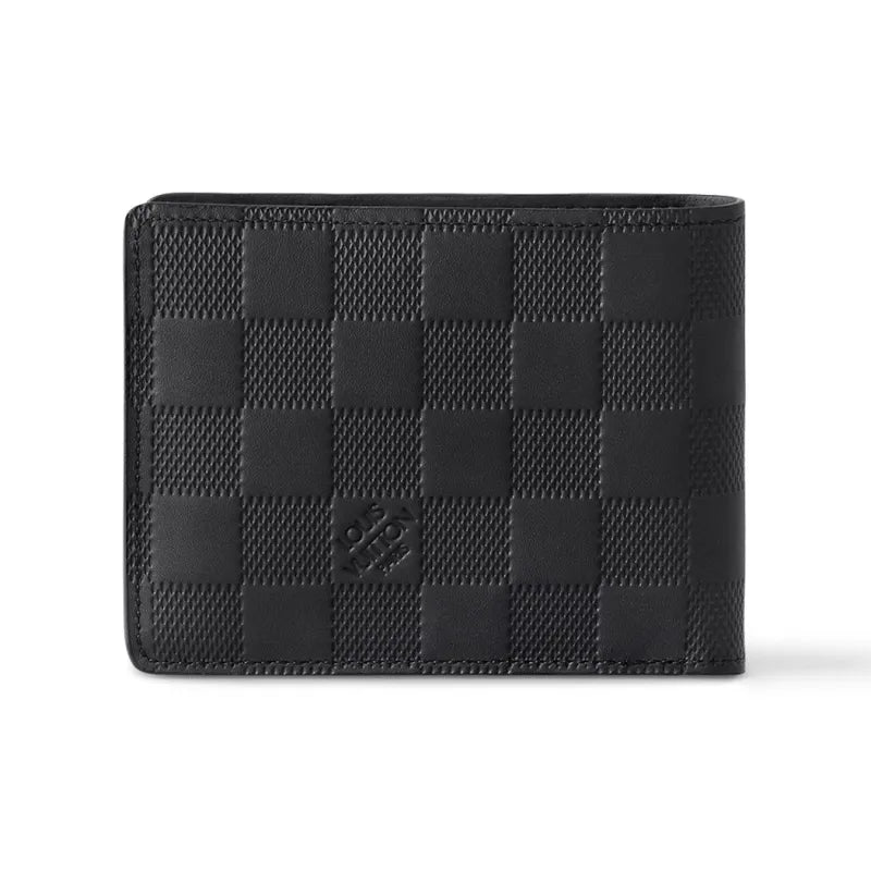 Louis@Vuitton Multiple Wallet Damier Infini Black