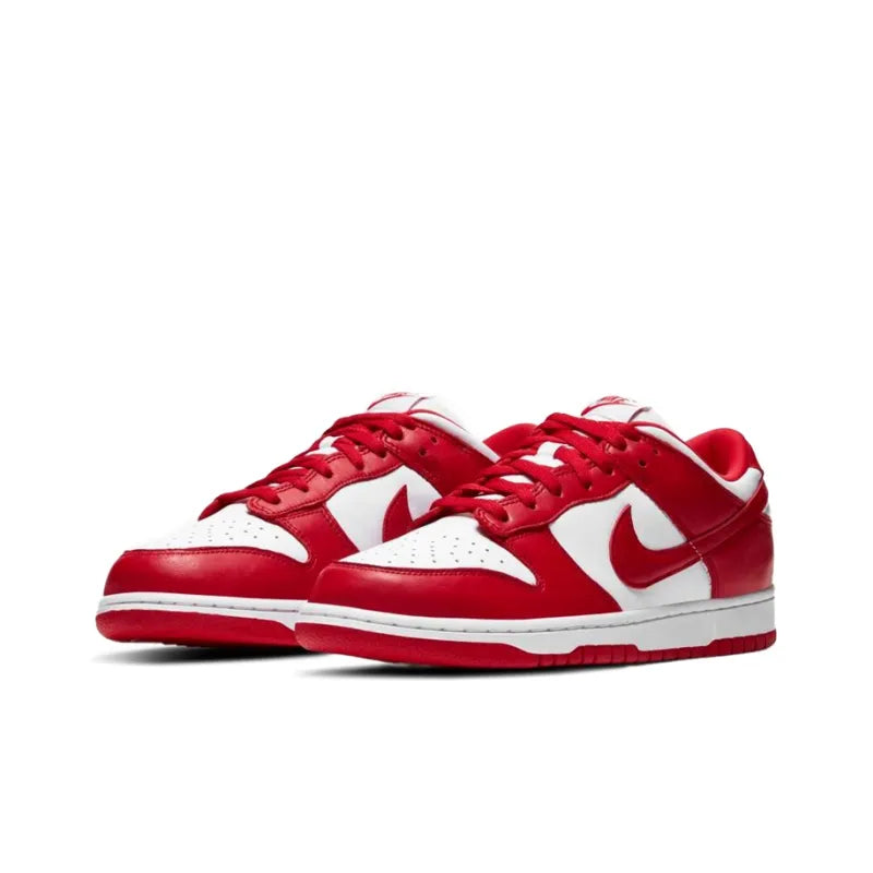 Ni_ke Dunk Low Sp White and University Red 2023