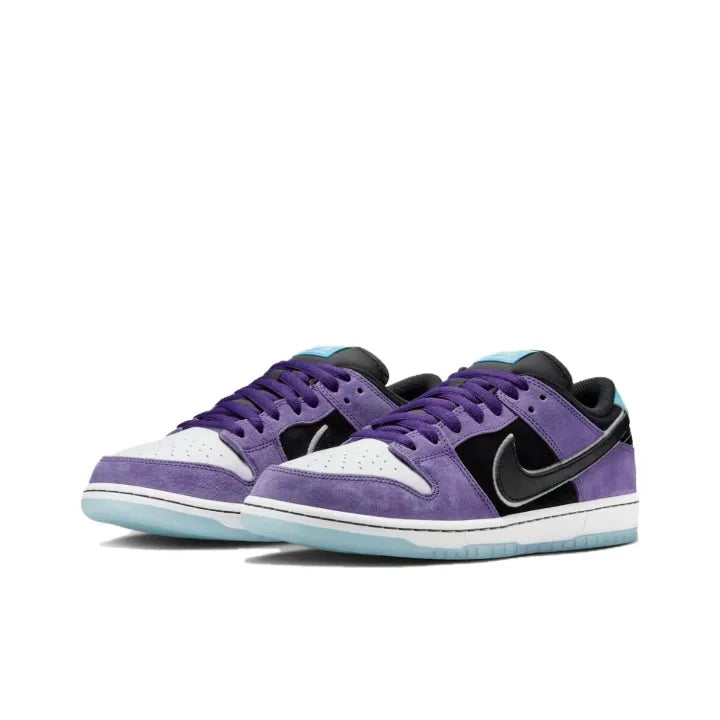 Ni_ke x Hailey Wilson SB Dunk Low Pro Black and Court Purple