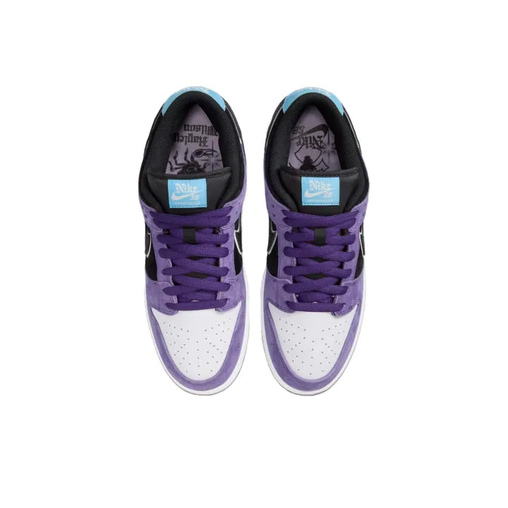 Ni_ke x Hailey Wilson SB Dunk Low Pro Black and Court Purple