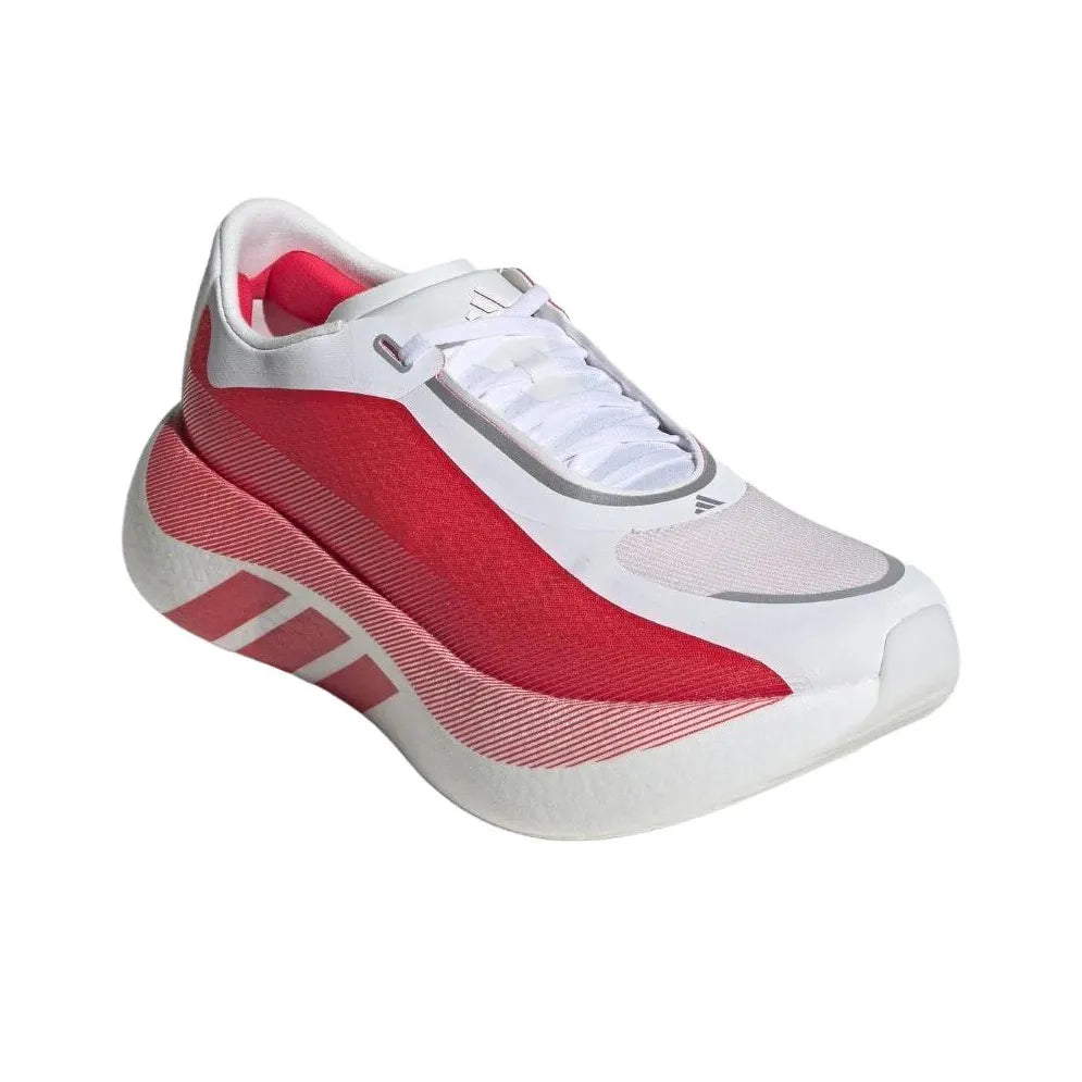 Adi_das Hyperboost Edge Abrasion-Resistant Running Shoes Women's White Red