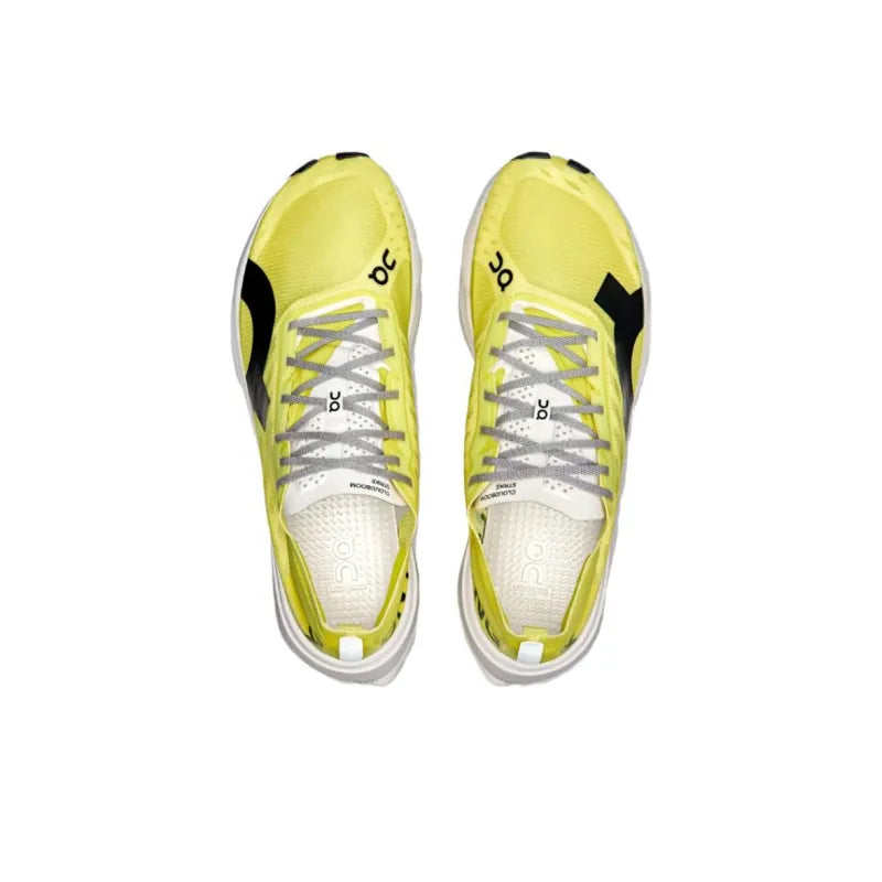 O_n Cloud_boom Strike Abrasion-Resistant, Breathable, Supportive, Balanced Low-Top Marathon Racing Running Shoe for Men, Yellow