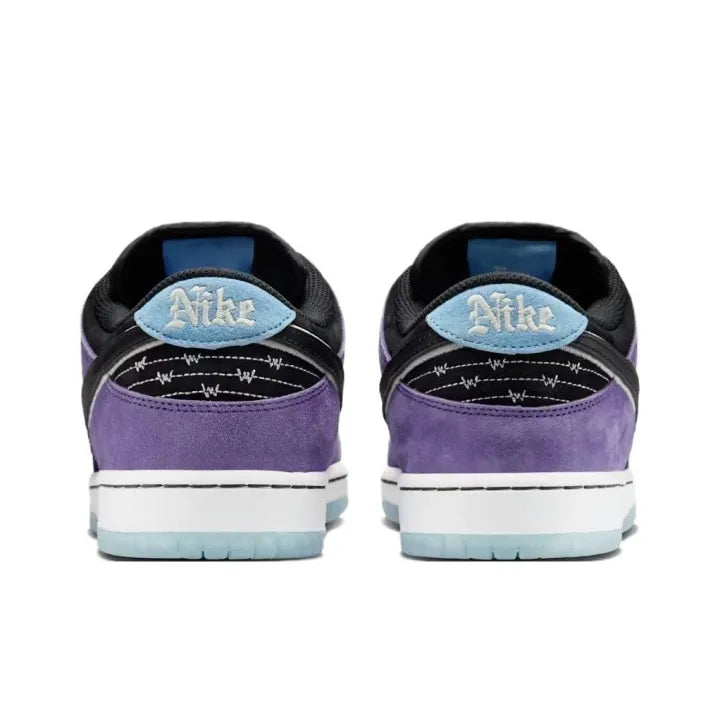 Ni_ke x Hailey Wilson SB Dunk Low Pro Black and Court Purple
