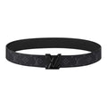 LouisVuitton Dimension Coated Canvas Leather Belt Men's Black 4CM Wide