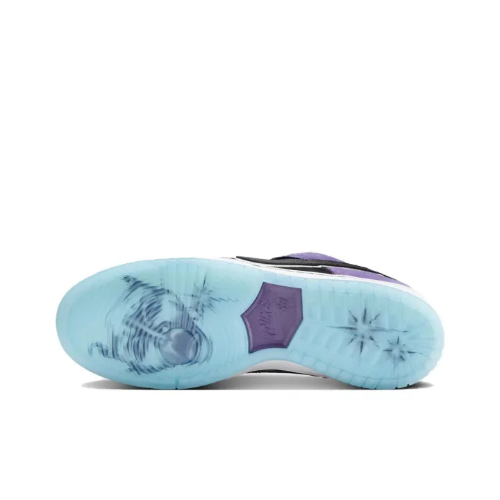 Ni_ke x Hailey Wilson SB Dunk Low Pro Black and Court Purple