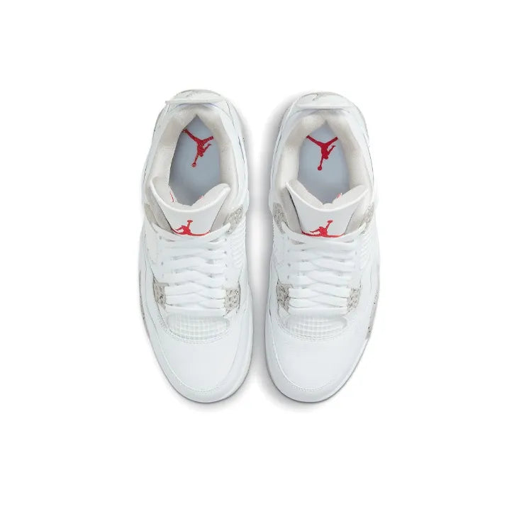 Jor_dan 4 Retro Tech White